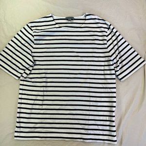 COS Men’s Medium T-Shirt (White w/ black stripes)